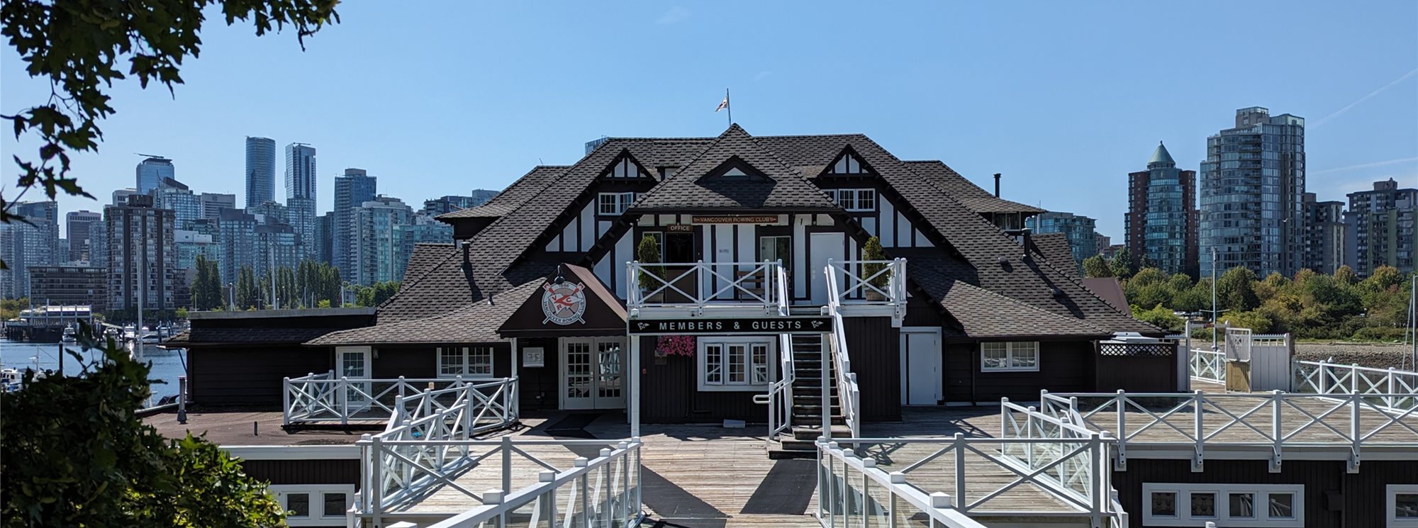 Vancouver Rowing Club banner
