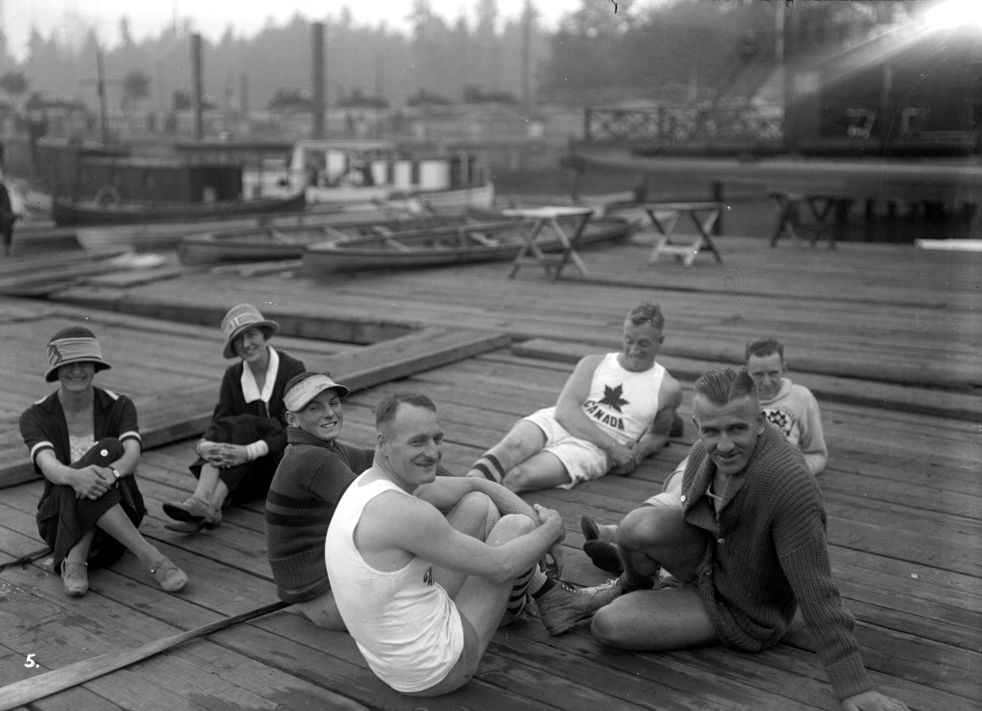 1924-relaxing-on-dock